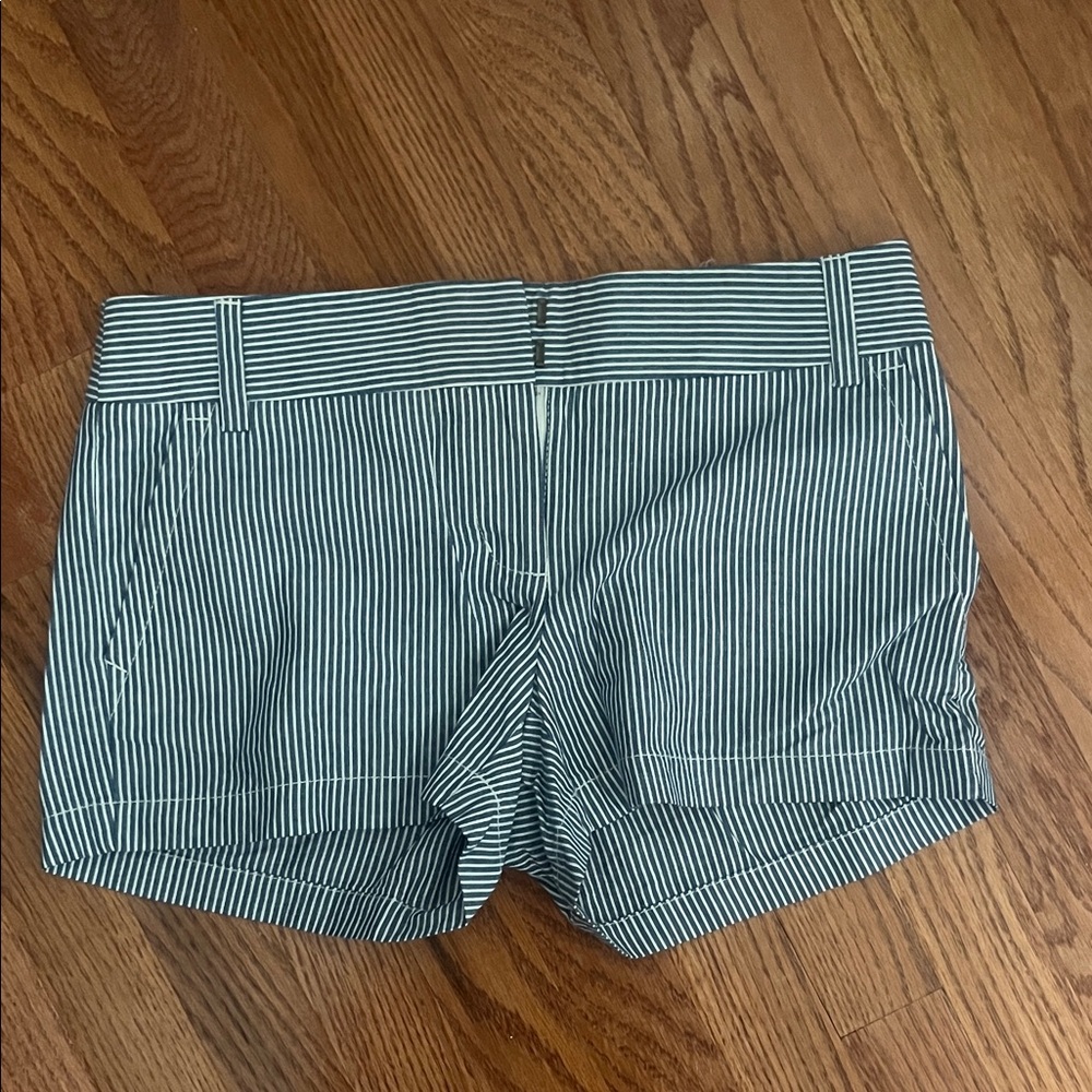 J crew pinstripe shorts